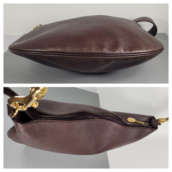 Vintage Gucci brown leather hobo shoulder bag - Picture 6 of 7